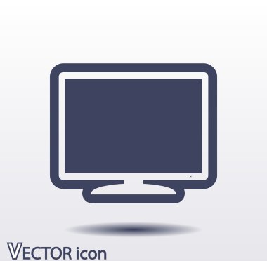 Monitör simgesi tasarım