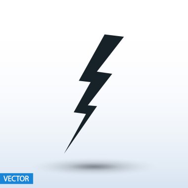 Yıldırım simgesi tasarım