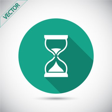 Kum saati simgesi tasarım