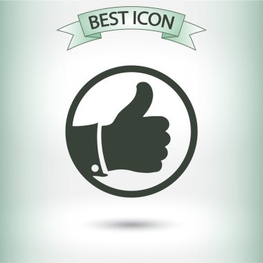 Simge gibi. Düz tasarım stili