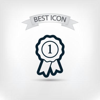 Kurdele simgeli rozet