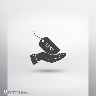 Etiketi simgesi tasarım