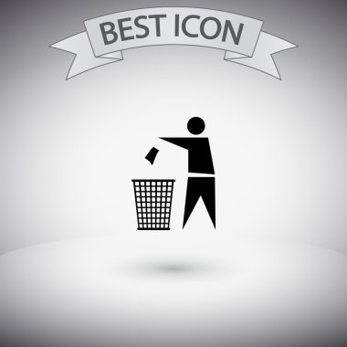 çöp kutusu simgesini