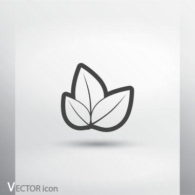 Yaprak simgesi tasarım