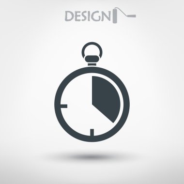 Kronometre simgesi tasarım