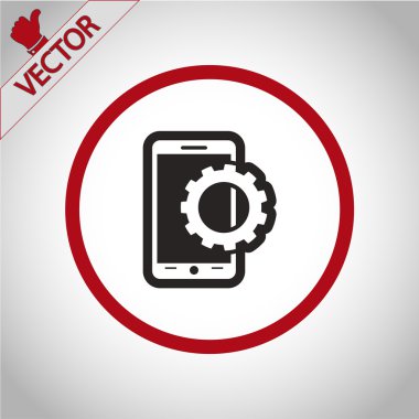 Mobil akıllı telefon simgesi