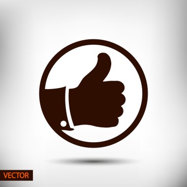 Simge gibi. Düz tasarım stili