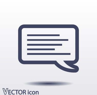 konuşma balonu simgesi