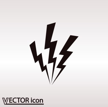Yıldırım simgesi tasarım