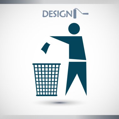 çöp kutusu simgesini