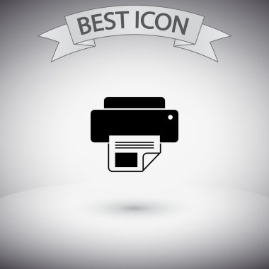 Yazıcı simgesi tasarım