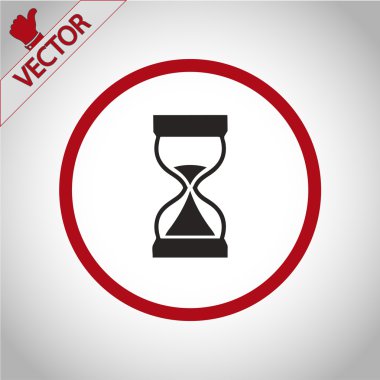 Kum saati simgesi tasarım