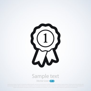 Kurdele simgeli rozet