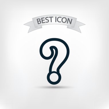 Soru işareti simgesi simgesi