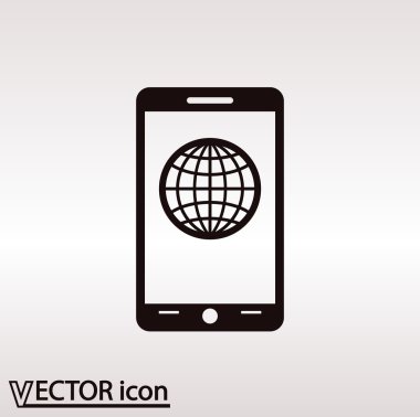 Mobil akıllı telefon simgesi