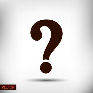 Soru işareti simgesi simgesi