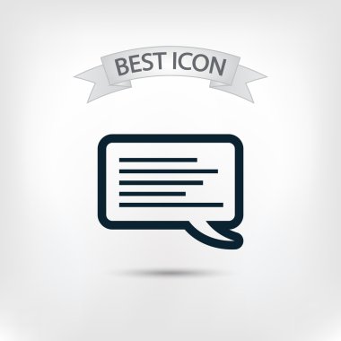 konuşma balonu simgesi