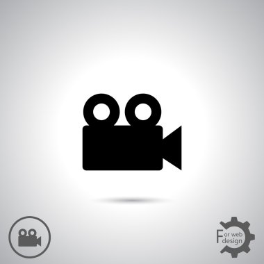 Video camera icon clipart