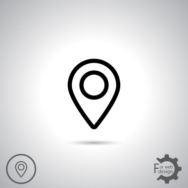 İşareti simgesini, işaretçi