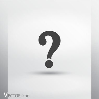 Soru işareti simgesi simgesi