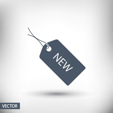 Etiketi simgesi tasarım