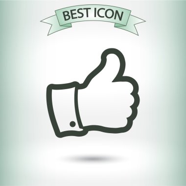 Simge gibi. Düz tasarım stili