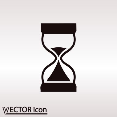 Kum saati simgesi tasarım