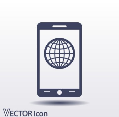 Mobil akıllı telefon simgesi