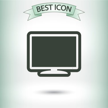 Monitör simgesi tasarım