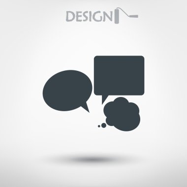 komik konuşma kabarcıklar simgesi