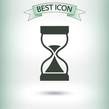 Kum saati simgesi tasarım