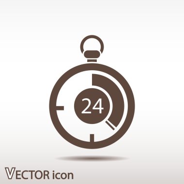 Kronometre simgesi tasarım