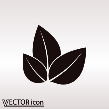 Yaprak simgesi tasarım