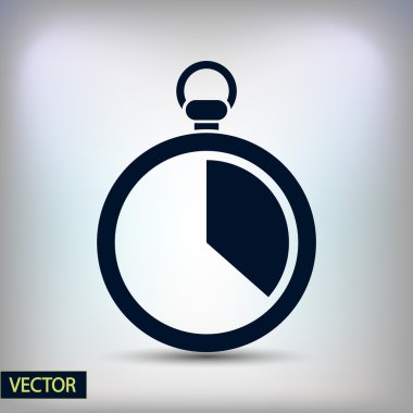 Kronometre simgesi tasarım