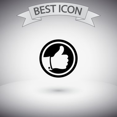 Simge gibi. Düz tasarım stili