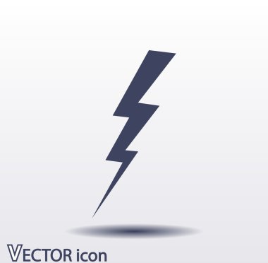 Yıldırım simgesi tasarım