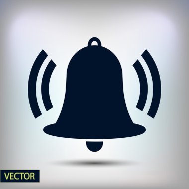 Bell icon design clipart