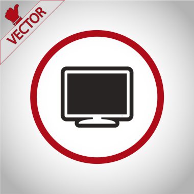 Monitör simgesi tasarım