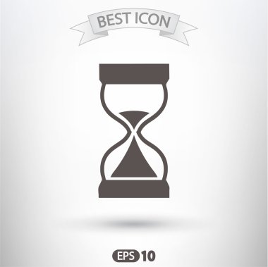 Kum saati simgesi tasarım