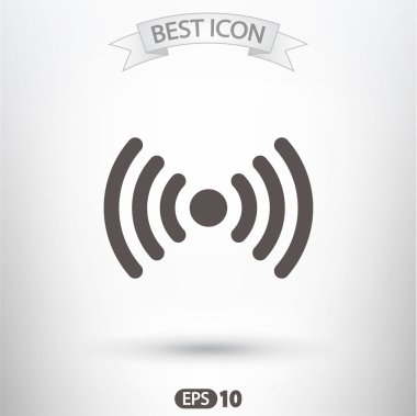 Kablosuz ağ wifi simgesi simgesi