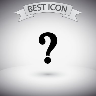 Soru işareti simgesi simgesi