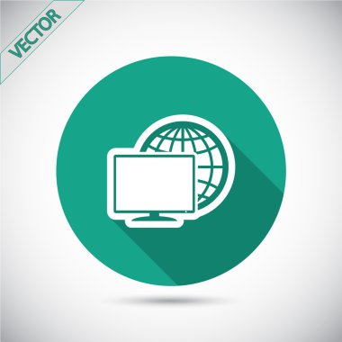 Monitör simgesi tasarım