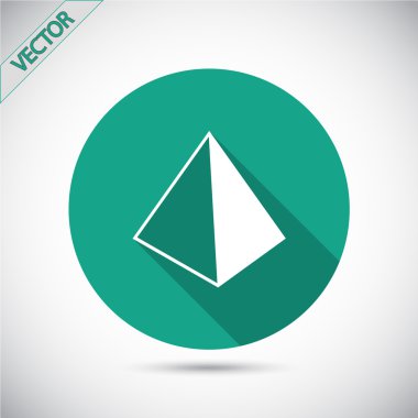 Piramit simgesi tasarım