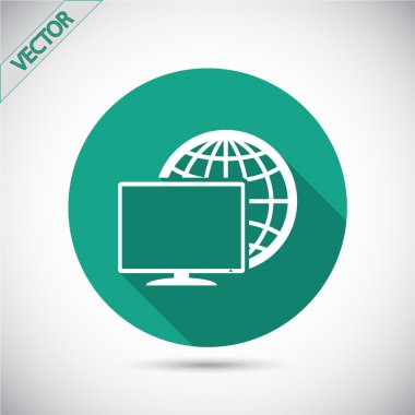 Monitör simgesi tasarım