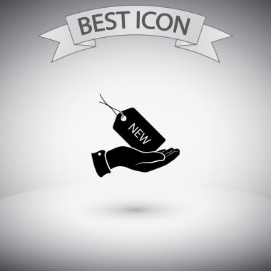 Etiketi simgesi tasarım