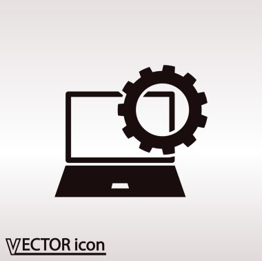 Dizüstü bilgisayar simgesi tasarım