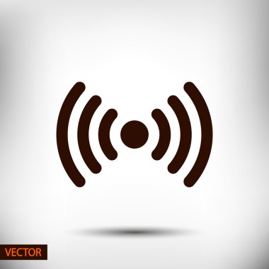 Kablosuz ağ wifi simgesi simgesi