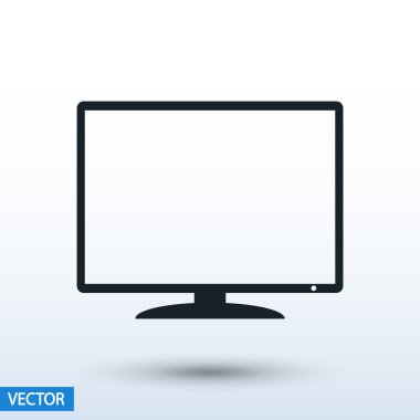 Monitör simgesi tasarım