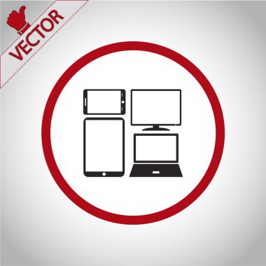 elektronik cihazlar simge kümesi