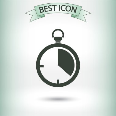 Kronometre simgesi tasarım